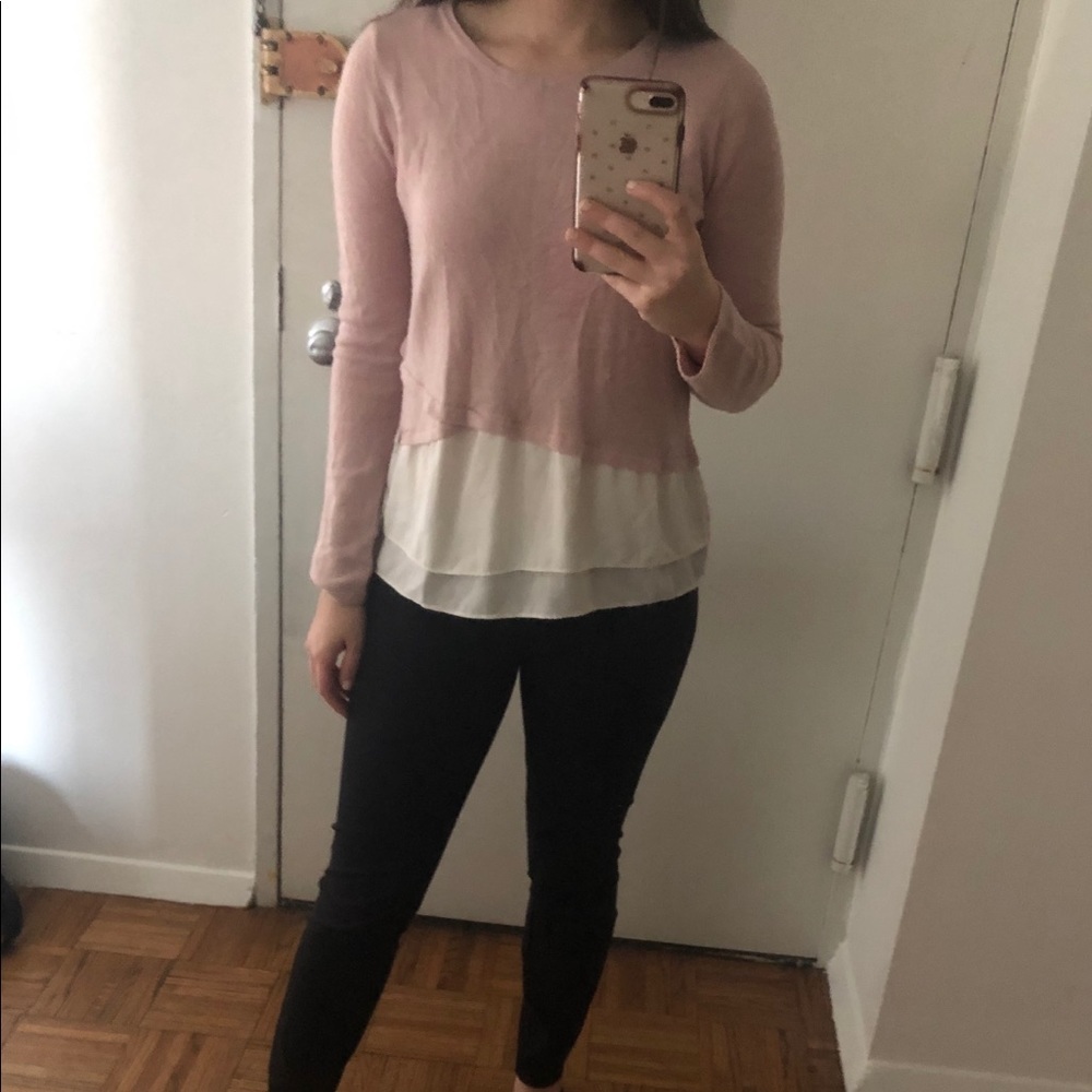 Ivanka Trump Blush Colored Sweater Size Small